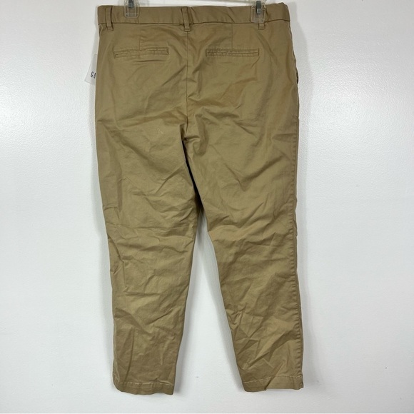 NEW Gap Khaki Tan Straight Leg Pants Size 8 - Picture 5 of 10
